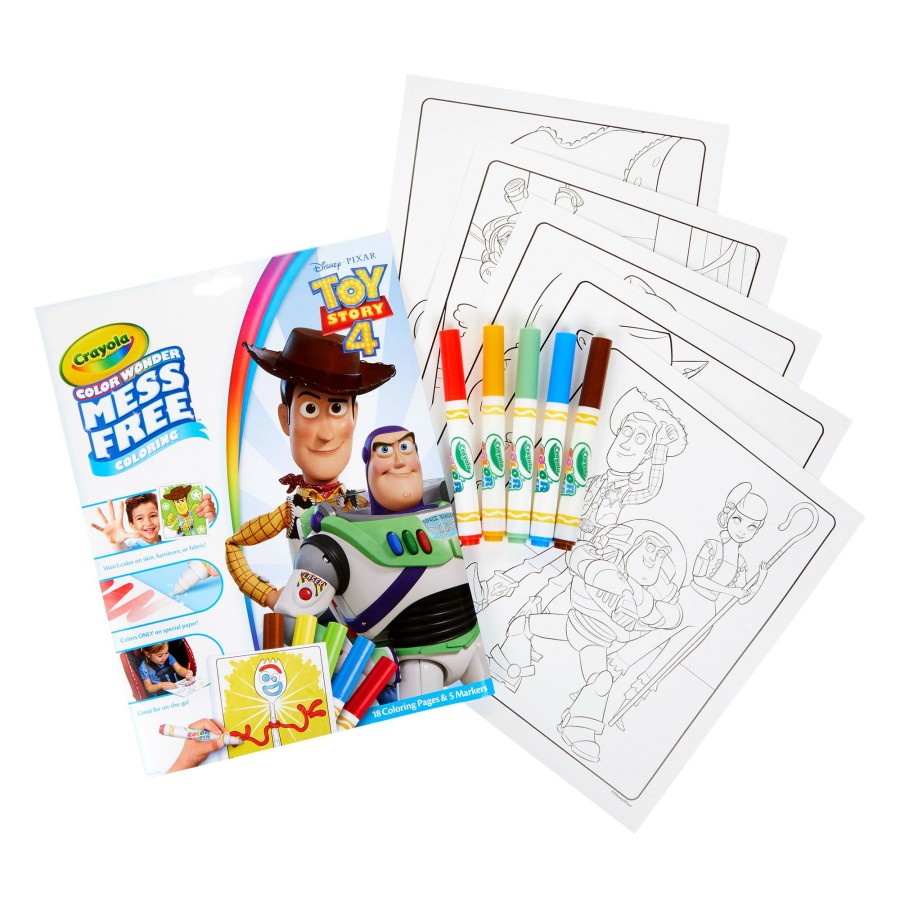 Art & Craft Toys * | New Crayola Colour Wonder Toy Story 4