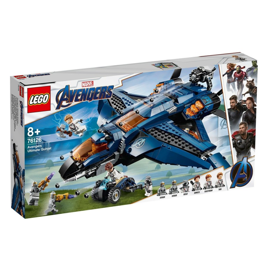 Boys Toys * | Outlet Lego Toys Lego Marvel Avengers 76126 Avengers Ultimate Quinjet