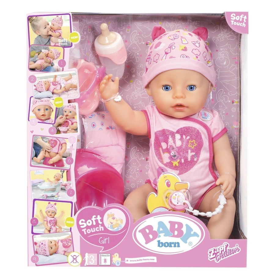 Girls Toys * | Deals Baby Born Soft Touch Girl Doll