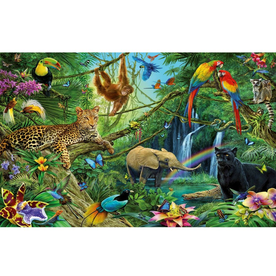 Age Group * | Hot Sale Ravensburger Animals In The Jungle 200 Xxl Pieces