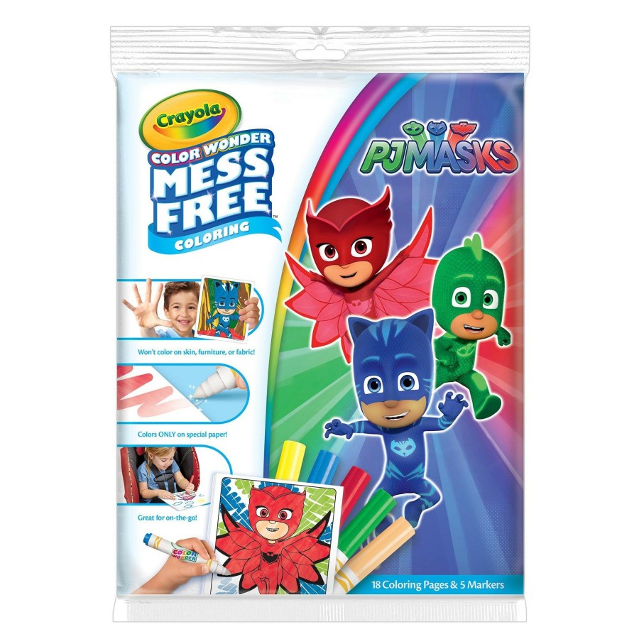 Art & Craft Toys * | Hot Sale Crayola Colour Wonder Mess Free Colouring Pj Masks