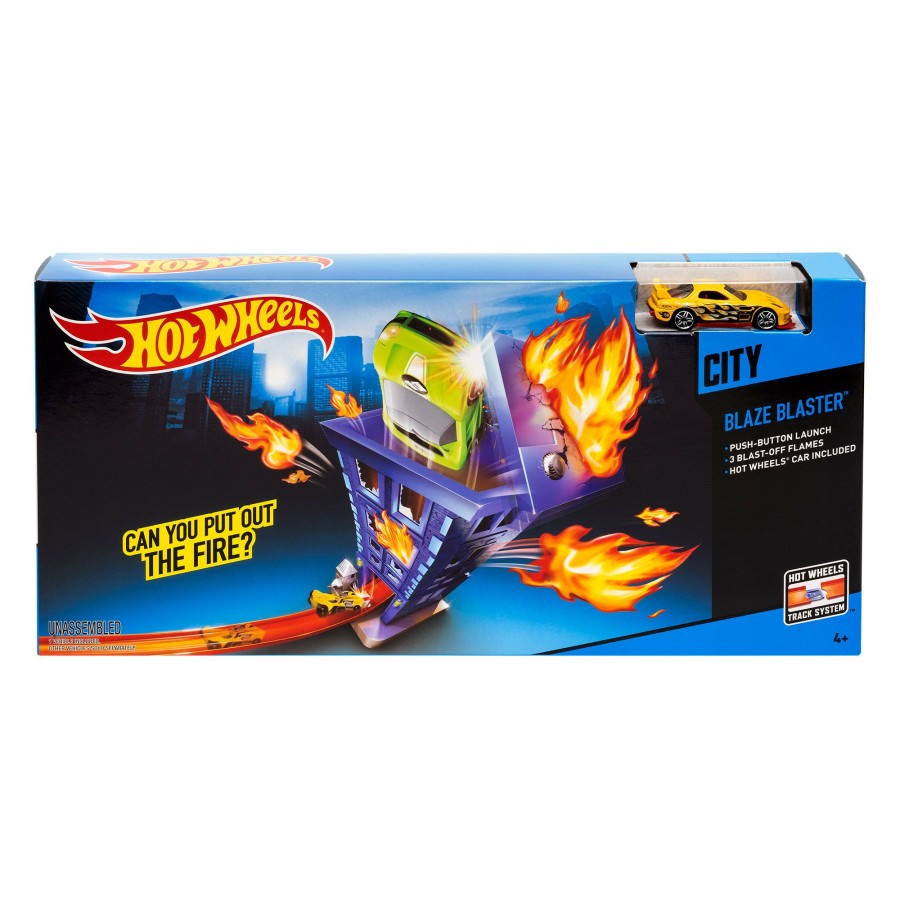 Boys Toys * | Coupon Hot Wheels City Blaze Blaster Playset