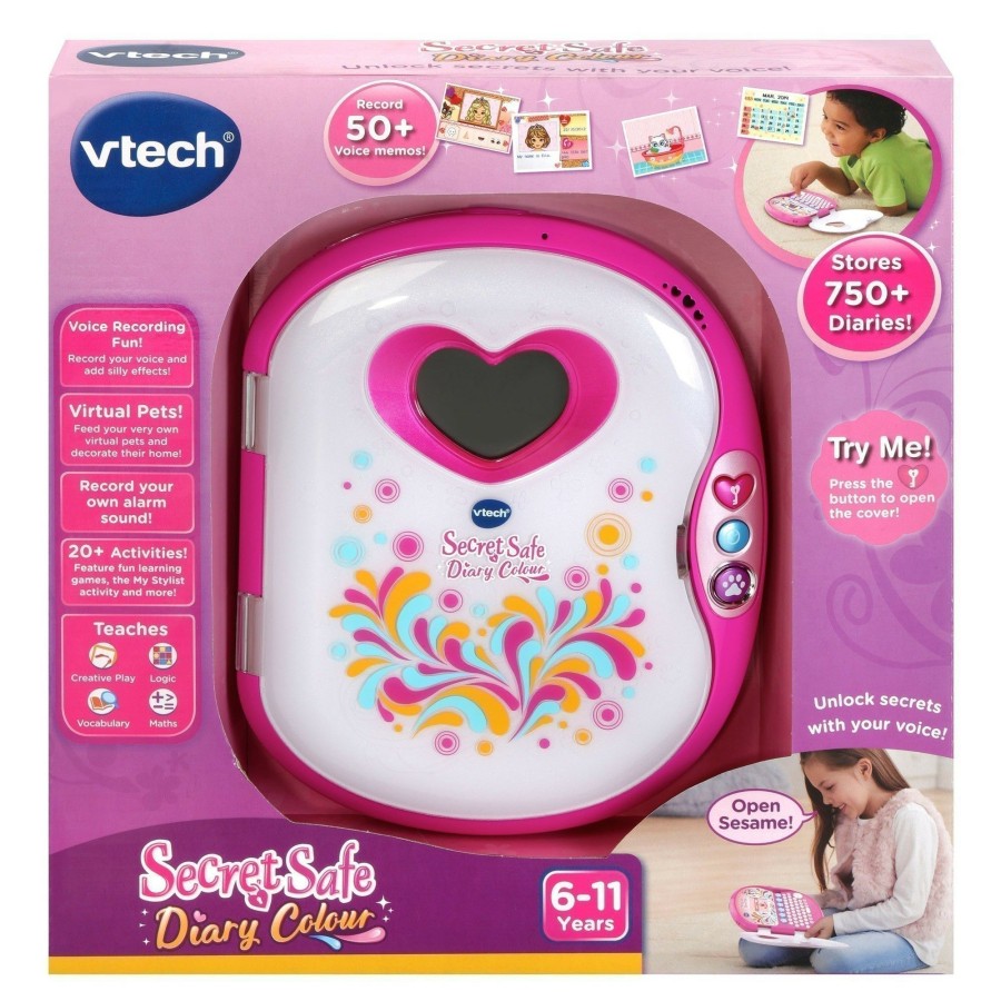 Girls Toys * | Promo Vtech Toys Vtech Secret Safe Diary Colour