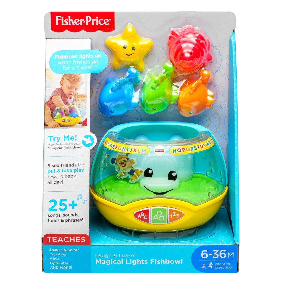 Age Group * | New Fisher Price Toys Fisher Price Laugh And Learn Magical Lights Fishbowl