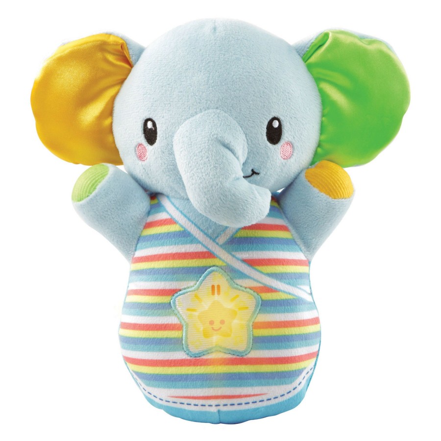 Soft Toys * | Outlet Vtech Baby Snooze & Soothe Elephant Blue