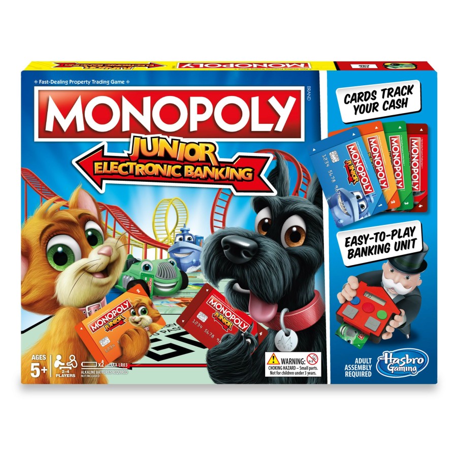 Family Games * | New Hasbro Monopoly Junior Electronic Banking