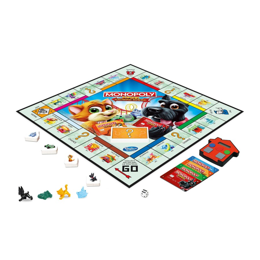 Family Games * | New Hasbro Monopoly Junior Electronic Banking