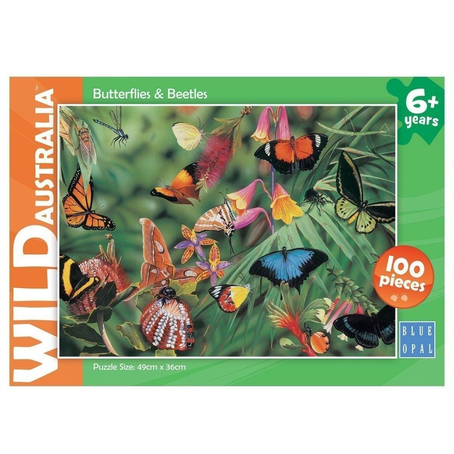 Age Group * | Best Reviews Of Blue Opal Wild Australia Butterflies & Beetles 100 Piece Puzzle