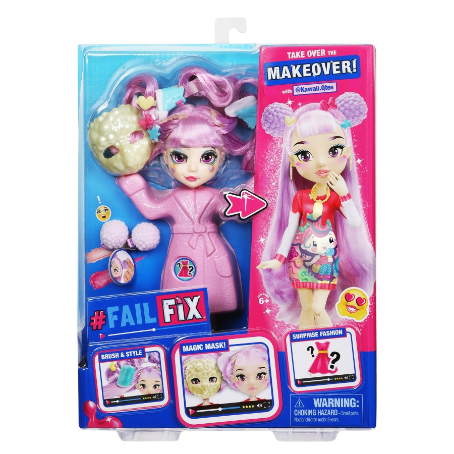 Girls Toys * | Coupon Moose Toys Failfix Total Makeover Doll Pack Kawaii.Qtee