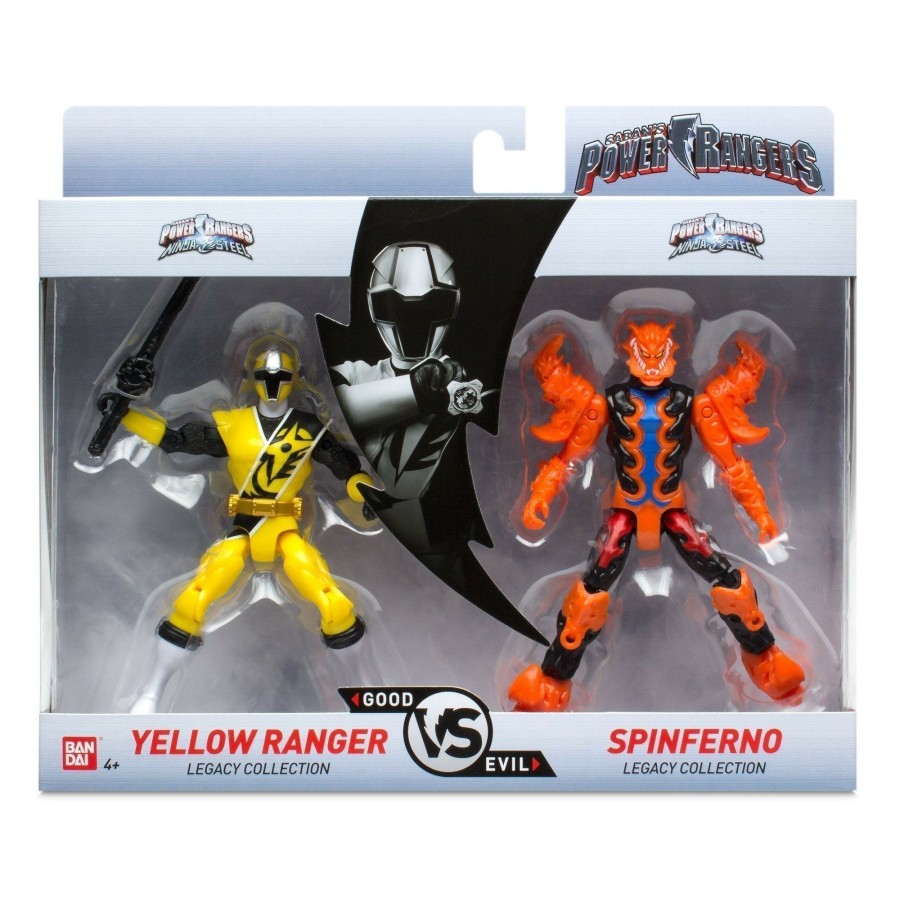 Boys Toys * | Best Deal Power Rangers Legacy Collection Yellow Ranger Vs Spinferno