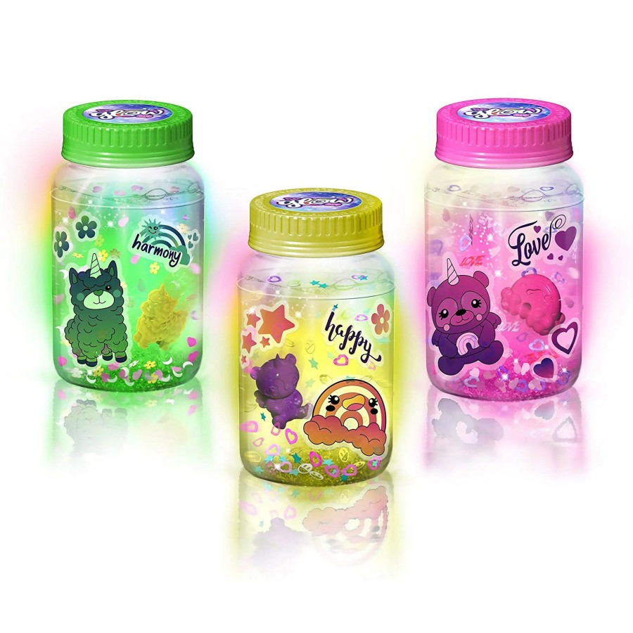 Novelties * | Hot Sale Hi So Glow Diy Magic Jar Kit 3 Pack