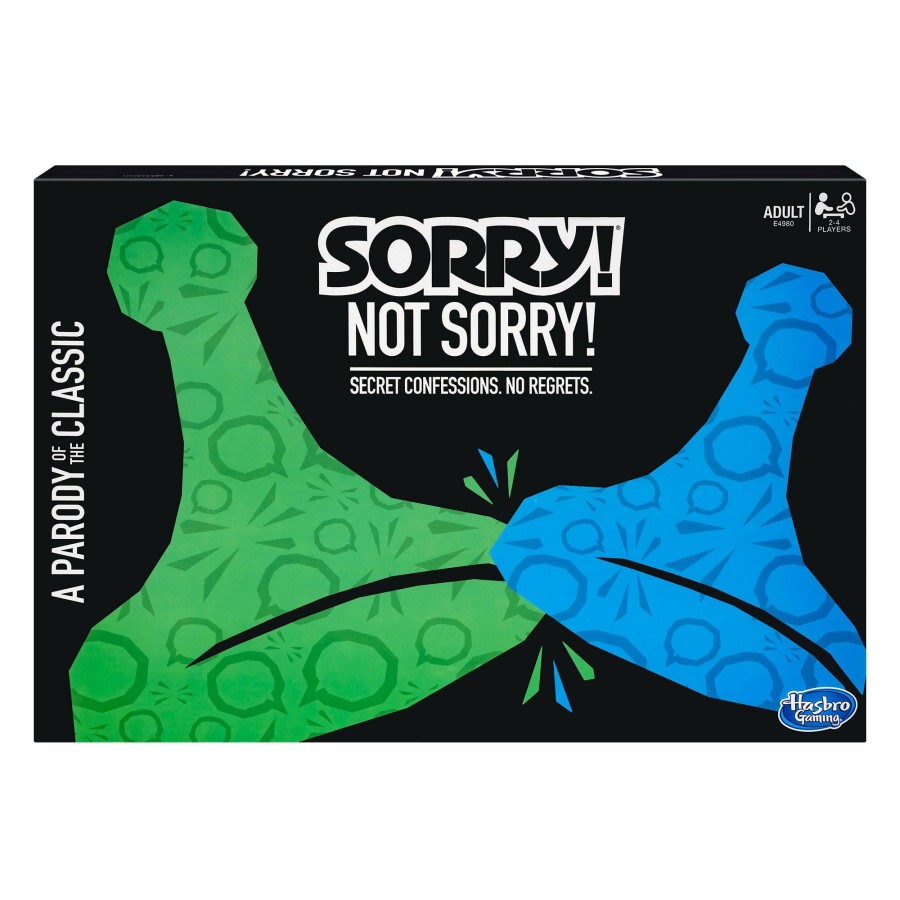 Family Games * | Best Pirce Parker Brothers Sorry! Not Sorry! Adult Party Board Game