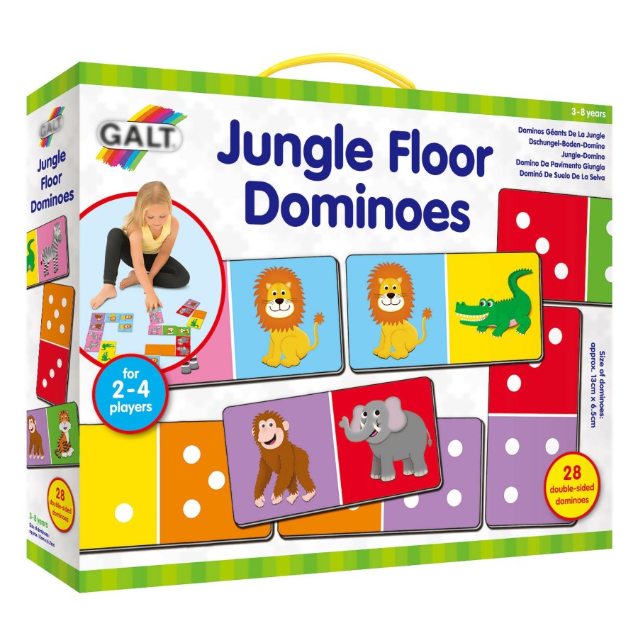 Family Games * | Buy Galt Jungle Floor Dominoes