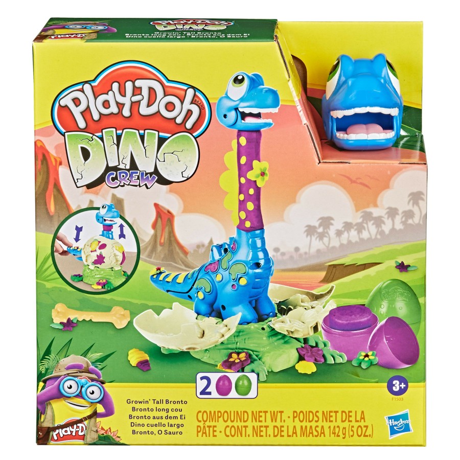 Art & Craft Toys * | Best Pirce Play-Doh Toys Play-Doh Dino Crew Growin' Tall Bronto