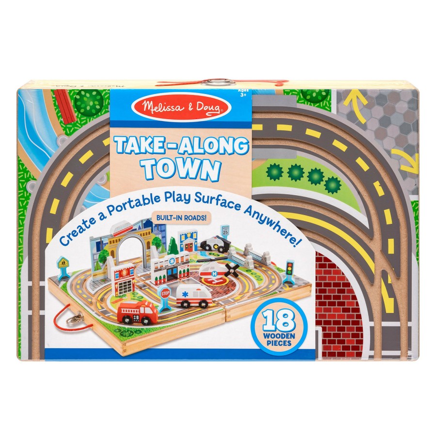 Boys Toys * | Budget Melissa And Doug Toys Melissa And Doug Take-Along Town