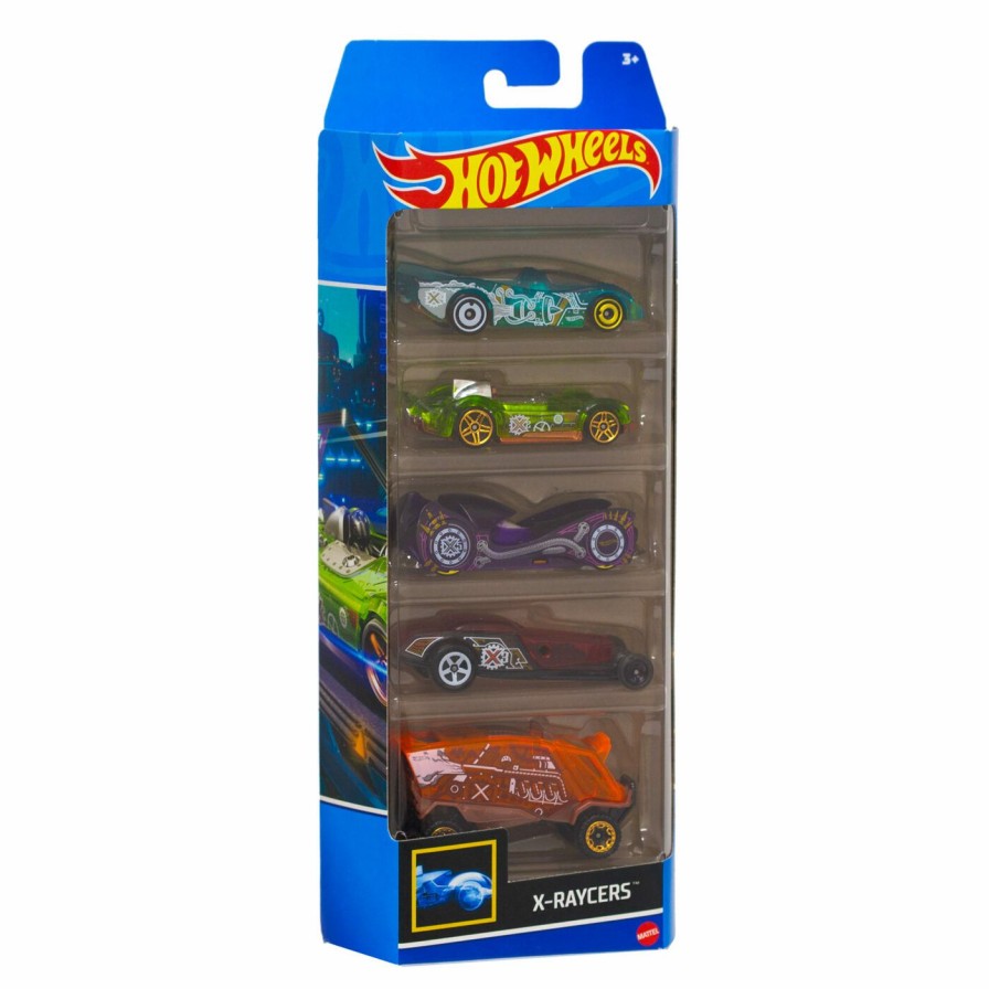 Boys Toys * | Best Reviews Of Hot Wheels 5 Car Pack X-Raycers