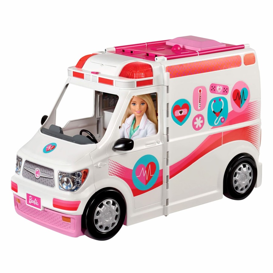 Girls Toys * | Flash Sale Barbie Care Clinic Vehicle