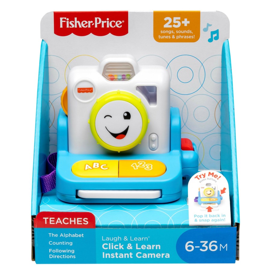 Age Group * | Budget Fisher Price Toys Fisher Price Laugh & Learn Click & Learn Instant Camera