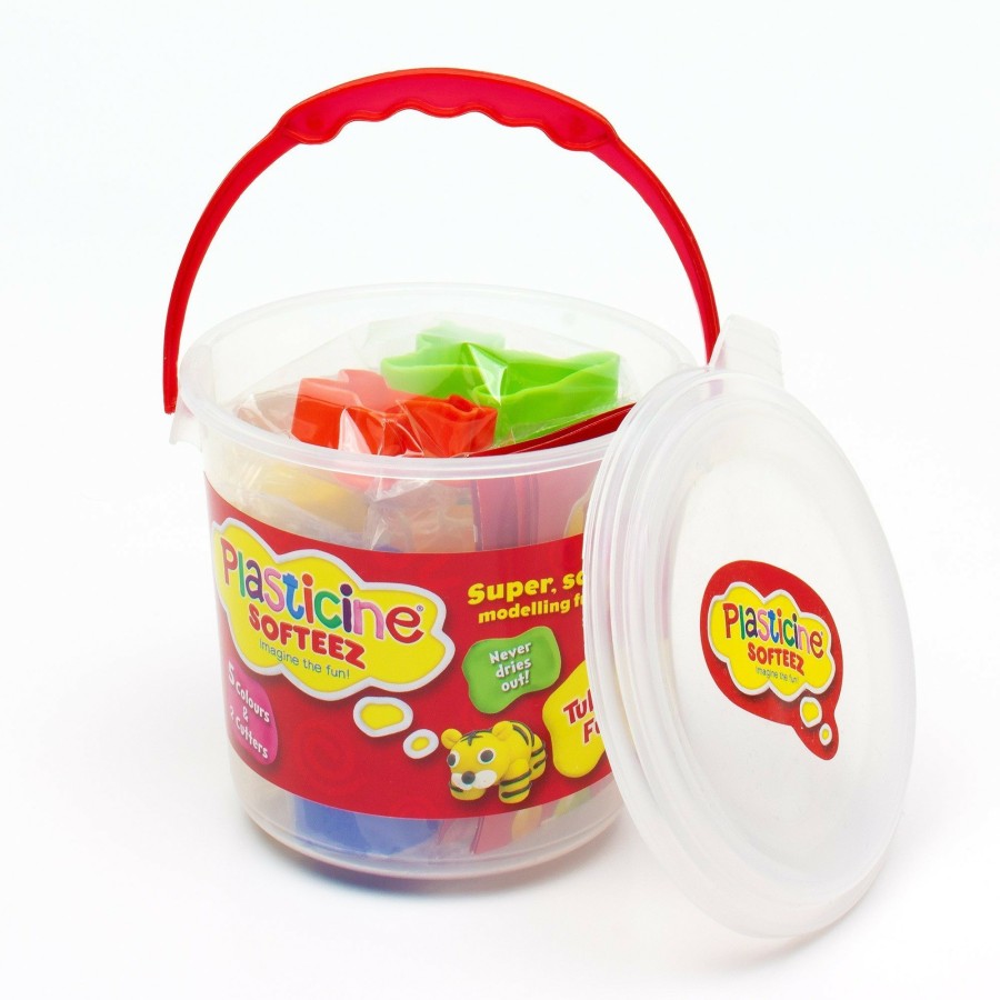 Boys Toys * | Top 10 Plasticine Softeez Tub Of Fun