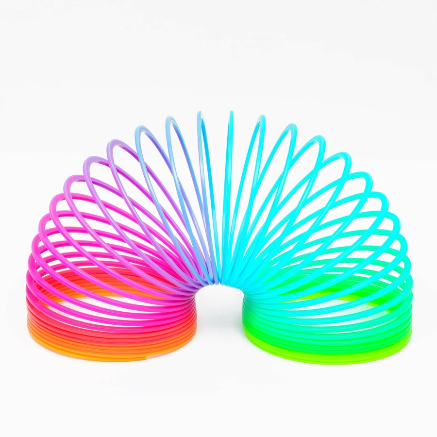 Novelties * | Discount Hi Plastic Rainbow Slinky