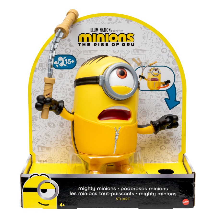 Boys Toys * | Cheap Despicable Me Minions The Rise Of Gru Mighty Minions Stuart Figure