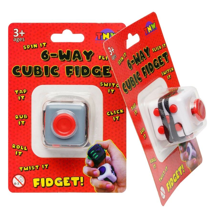 Novelties * | Discount Moose Toys 6-Way Fidget Cube