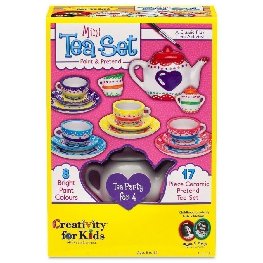 Girls Toys * | Best Sale Creativity For Kids Mini Tea Set Paint & Pretend