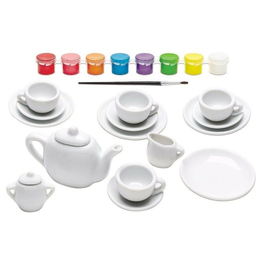 Girls Toys * | Best Sale Creativity For Kids Mini Tea Set Paint & Pretend