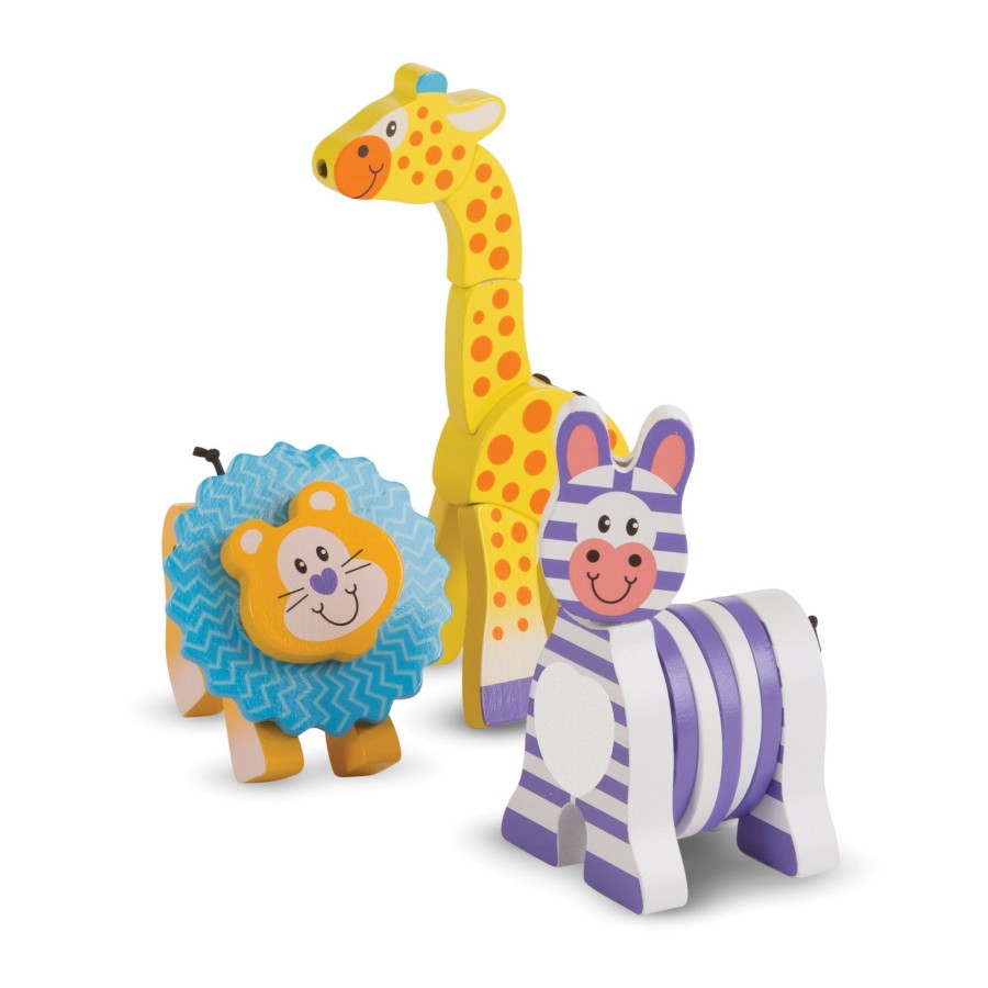 Boys Toys * | Best Deal Melissa And Doug Toys Melissa & Doug First Play Safari Grasping Toys