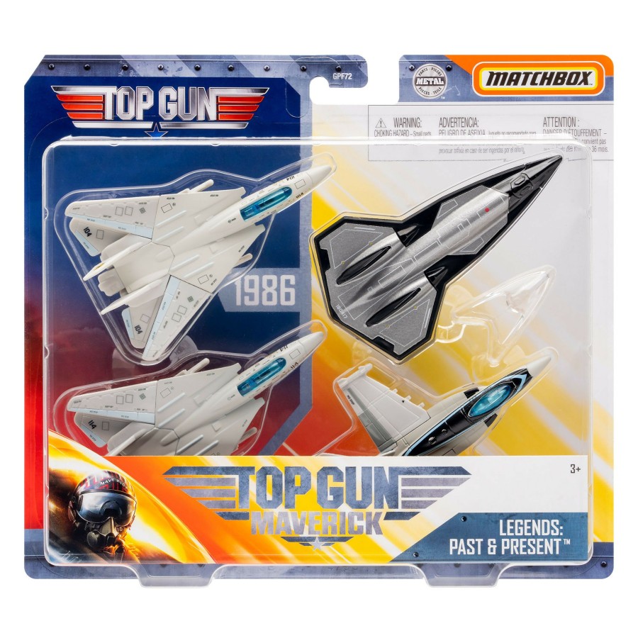 Boys Toys * | Brand New Matchbox Toy Cars Matchbox Sky Busters Top Gun Maverick 4 Pack