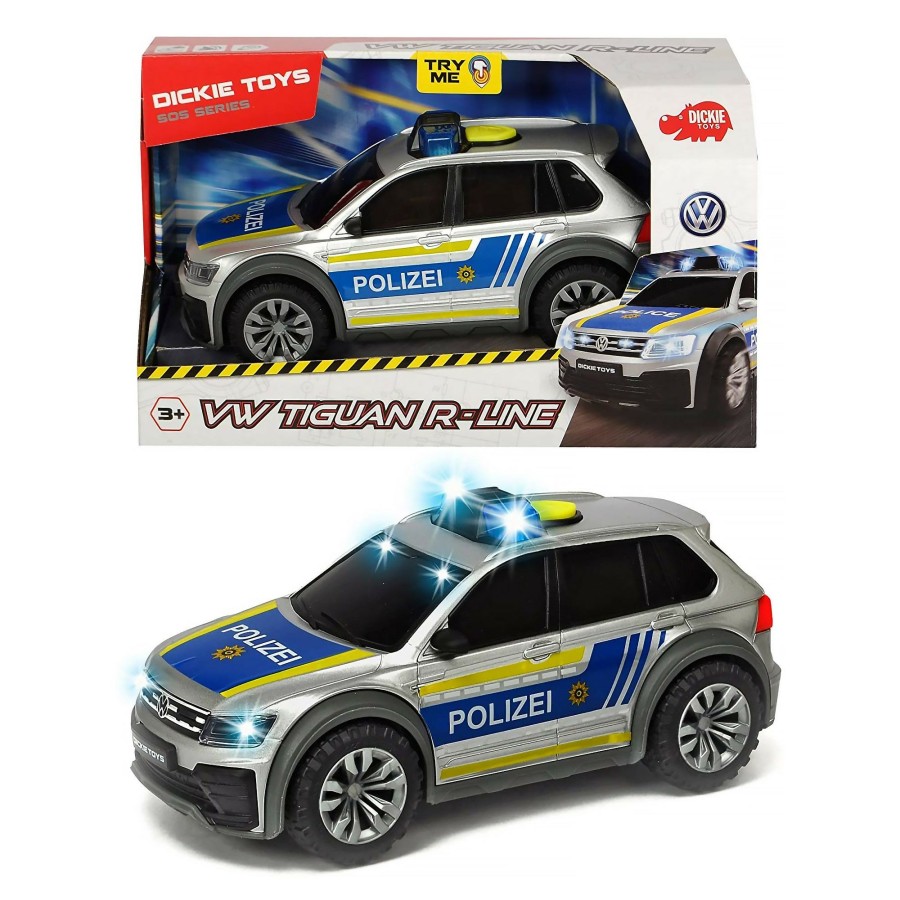 Boys Toys * | Best Deal Dickie Toys Vw Tiguan R-Line 25Cm Police Car