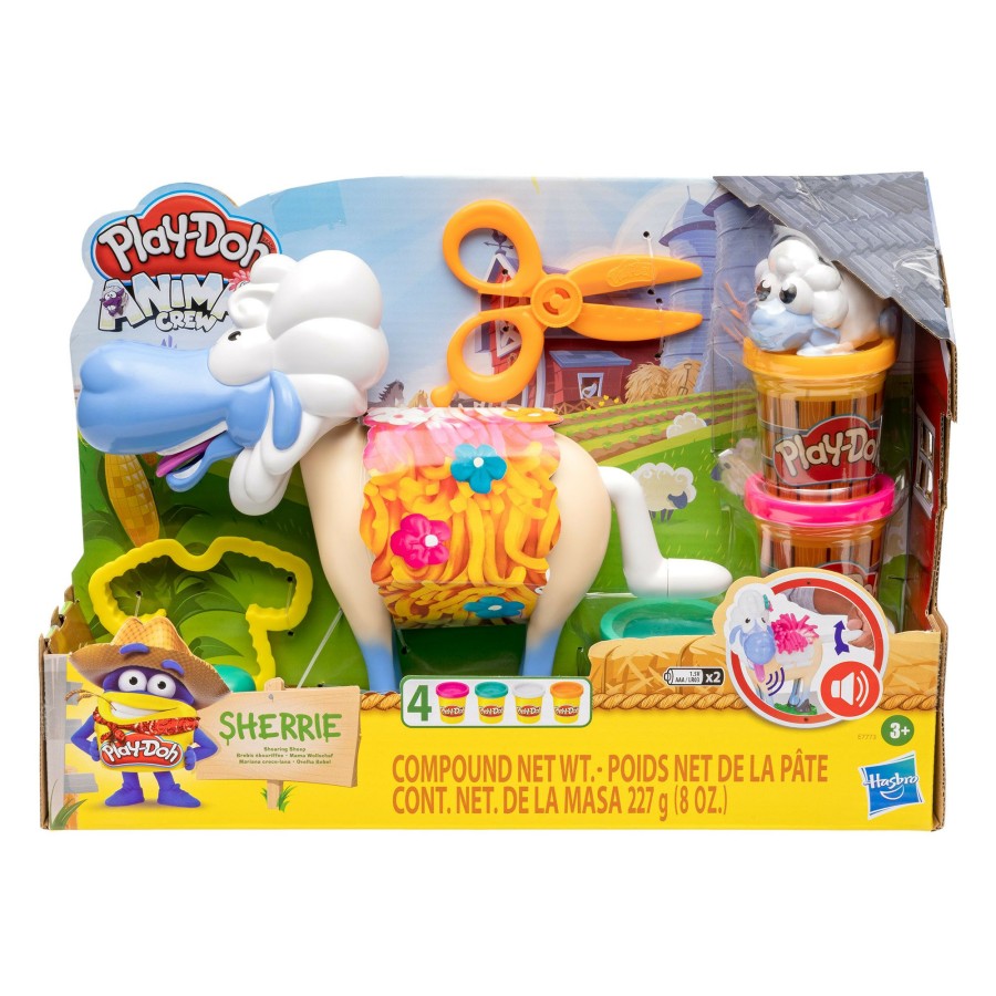 Art & Craft Toys * | Best Pirce Play-Doh Toys Play-Doh Animal Crew Sherrie Shearin' Sheep