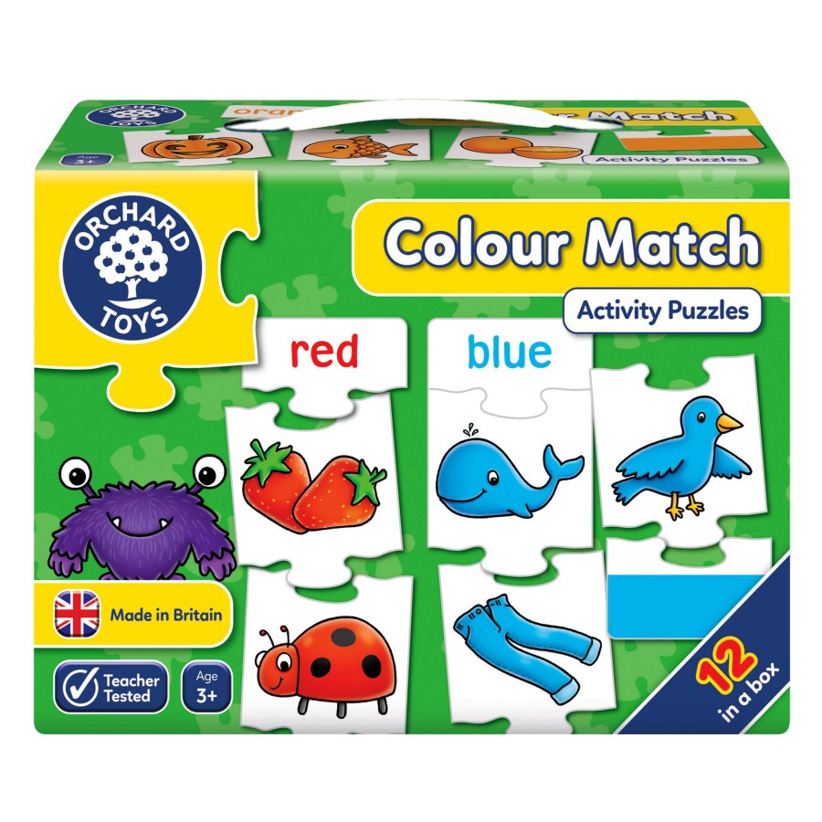 Boys Toys * | Cheap Orchard Toys Colour Match Activity Puzzle