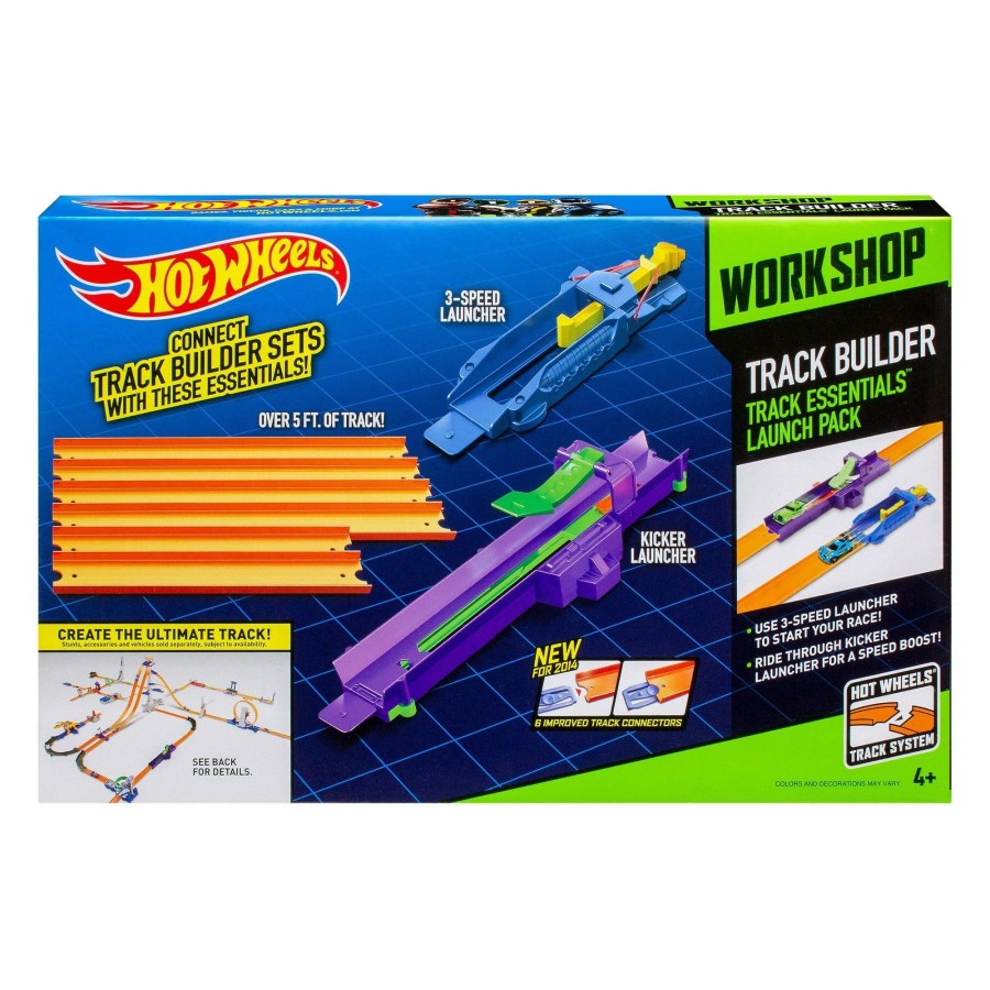 Boys Toys * | Promo Hot Wheels Track Builder Track Essentials Launch Pack