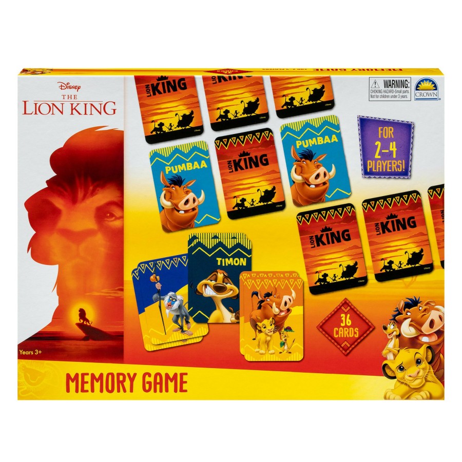 Family Games * | Best Sale Disney The Lion King Memory Game