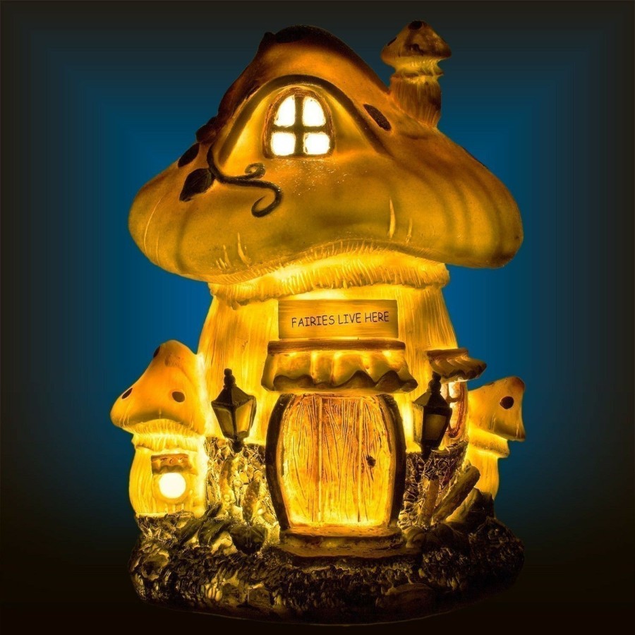 Girls Toys * | Top 10 Hi Chloe'S Garden Fairy Night Light Fairy House