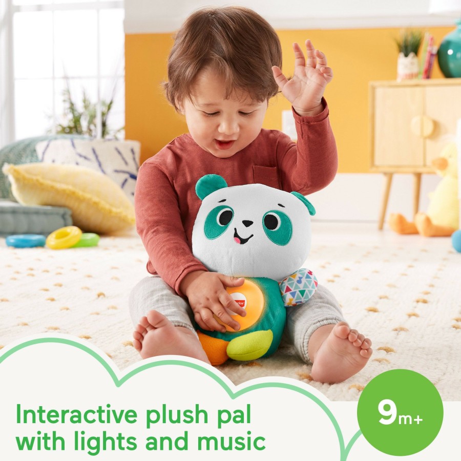 Soft Toys * | Discount Fisher Price Toys Fisher Price Linkimals Play Together Panda