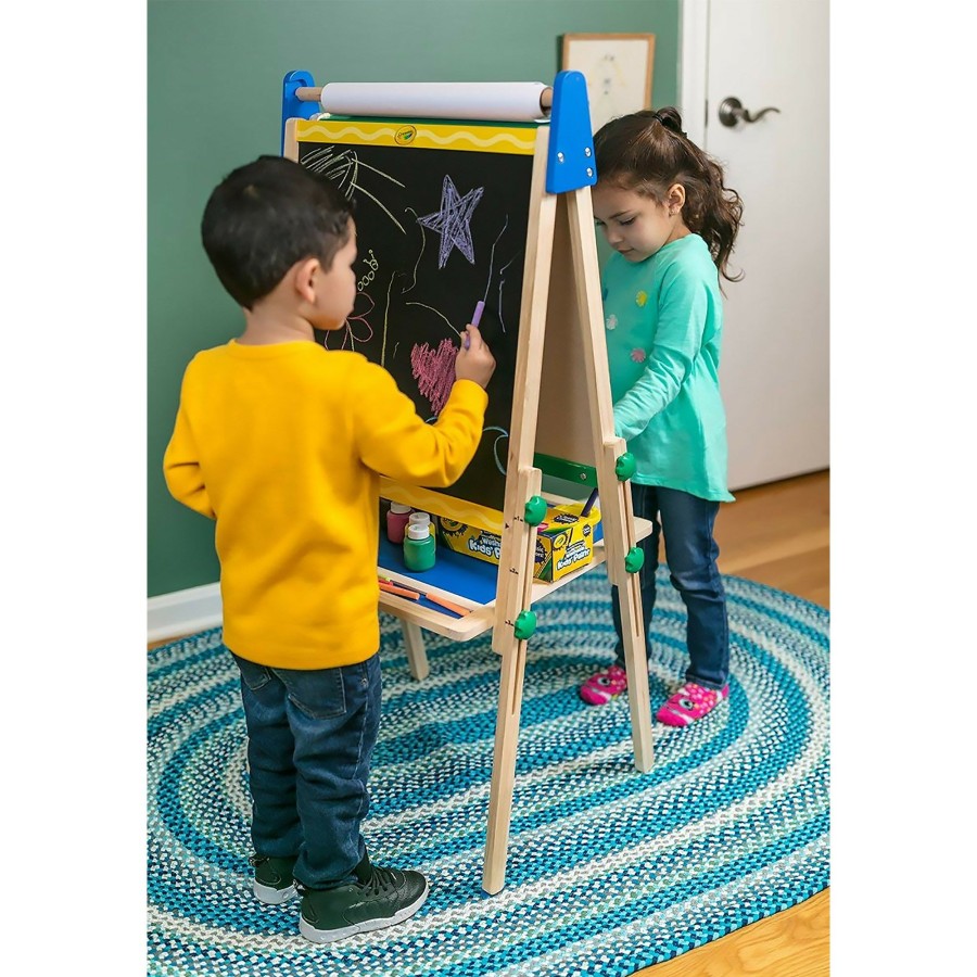 Art & Craft Toys * | Brand New Crayola Kids' Wooden Art Easel