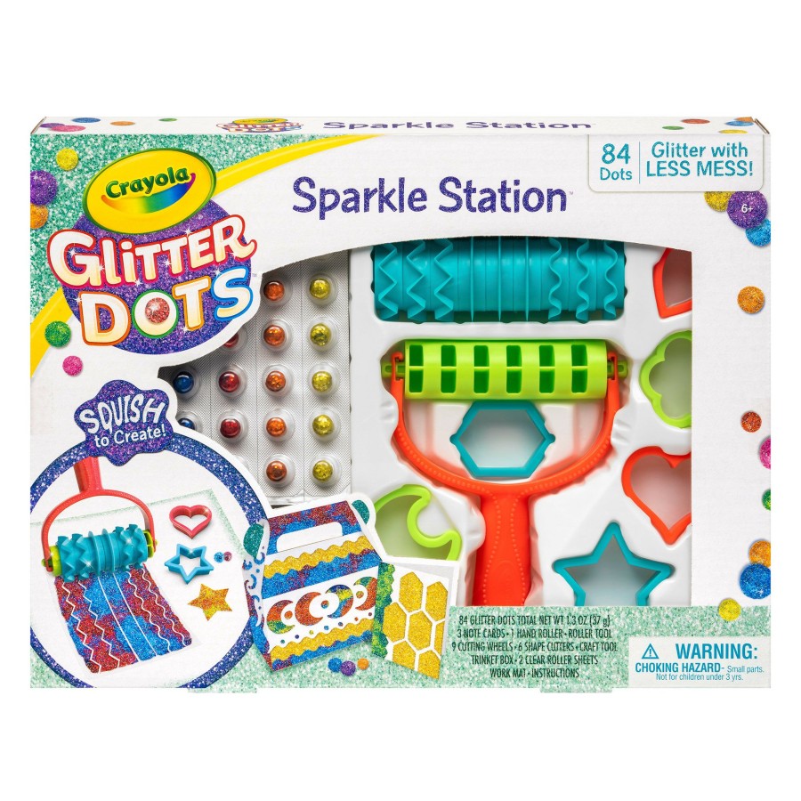 Art & Craft Toys * | Promo Crayola Glitter Dots Sparkle Station