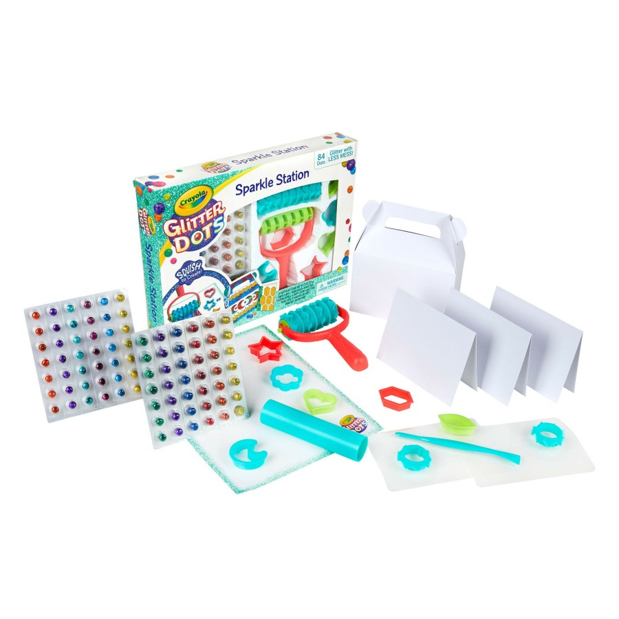 Art & Craft Toys * | Promo Crayola Glitter Dots Sparkle Station