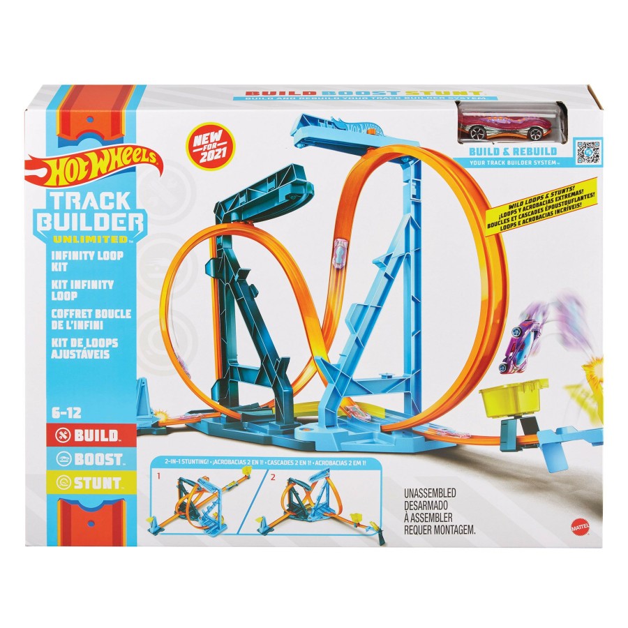 Boys Toys * | Brand New Hot Wheels Track Builder Unlimited Infinity Loop Kit