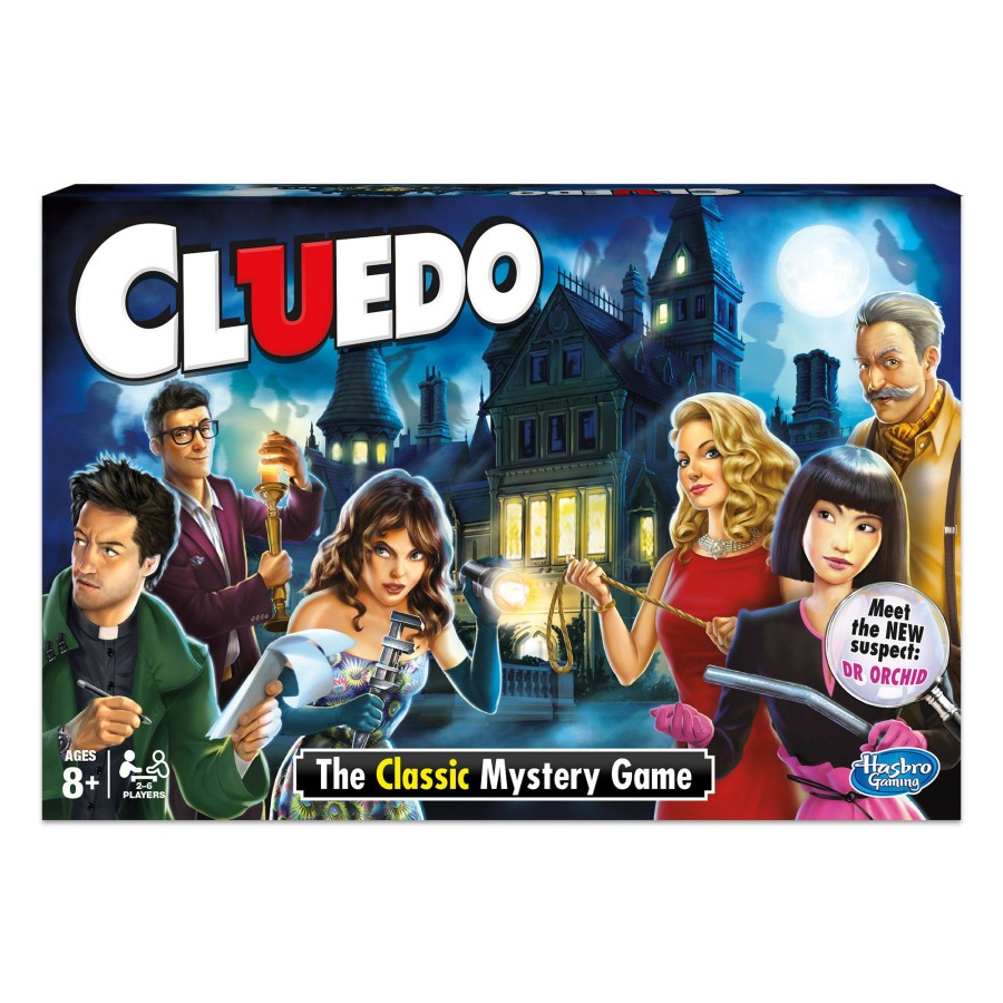 Family Games * | Top 10 Hasbro Cluedo Classic Detective Game