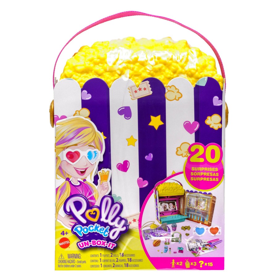 Girls Toys * | Outlet Mattel Toys Polly Pocket Un-Box-It