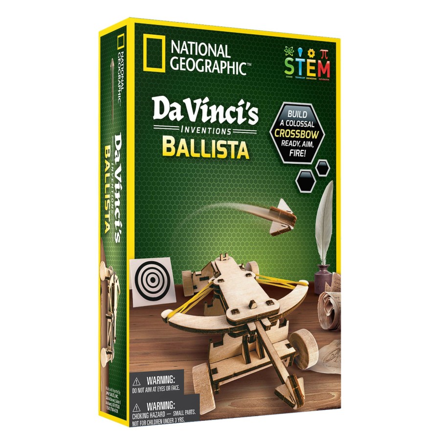 Girls Toys * | Best Sale National Geographic Da Vinci'S Inventions Ballista