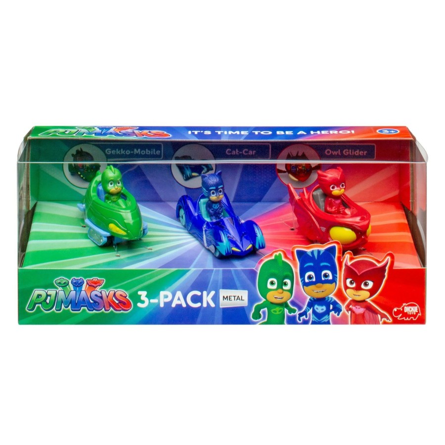 Boys Toys * | Best Reviews Of Pj Masks Diecast Vehicles 3-Pack