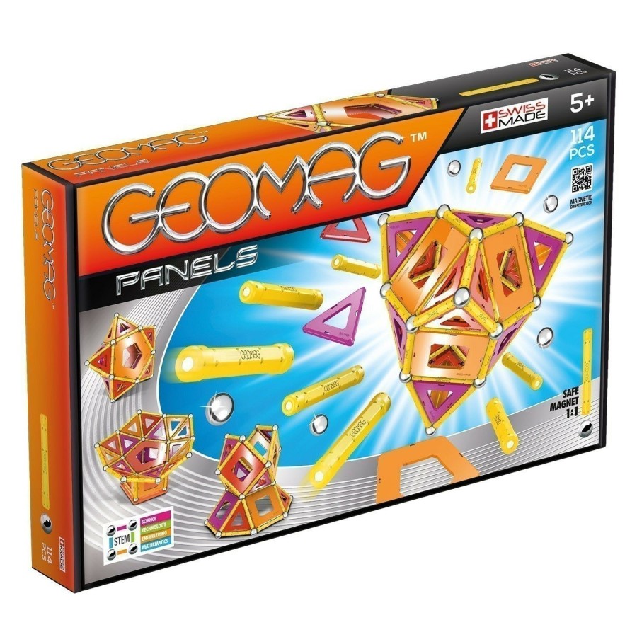 Boys Toys * | New Geomag Toys Geomag Panels 114 Piece Set