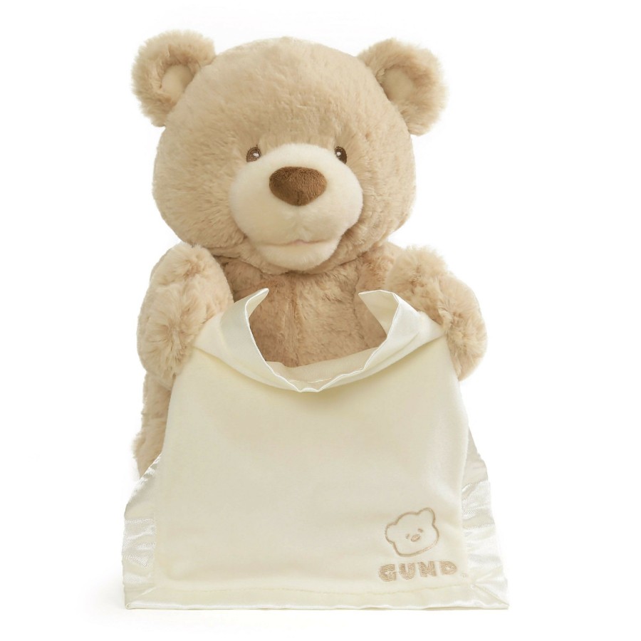 Soft Toys * | Brand New Gund Peek-A-Boo Bear 26Cm Plush