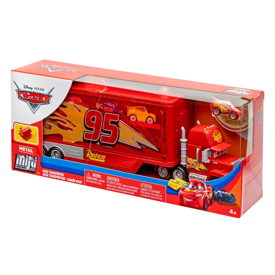 Boys Toys * | Brand New Disney Pixar Cars Metal Mini Racers Mack Transporter