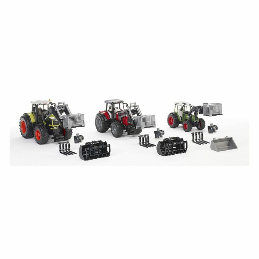 Boys Toys * | Brand New Bruder Toys Bruder Accessories : Box-Type Pallet , Winch And Front Loader Forks