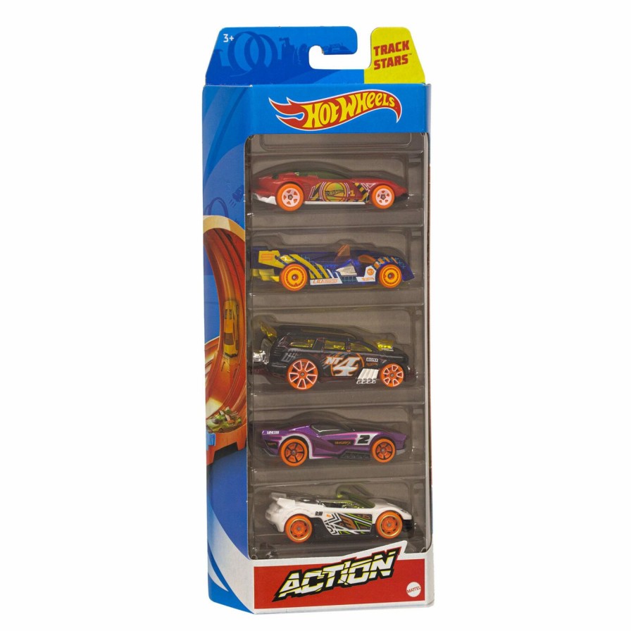 Boys Toys * | Brand New Hot Wheels 5 Car Gift Pack Action